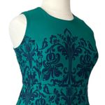 Lands' End Dress Ponte Knit Sheath Pockets Sleeveless Green Blue Women’s Size 16P Photo 5