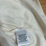 Stella Laguna Beach Cream Mini ruffle deep V cut ‘Beachy’ Dress womens Large Photo 6