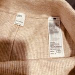 Gilly Hicks NWOT Sz: S Tan Cream Wide Leg Ribbed Leasure Pull On Flowy Pants. Photo 6