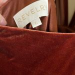 Revelry Velvet Bridesmaid Dress Orange Size L Photo 2