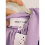 NWT Ronny Kobo Kelly Blouson Mini Dress XS Purple Lavender Pastel Retro Vintage Photo 4