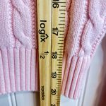 Ralph Lauren Polo  kids Light Pink Cable Knit Sweater. Size L 10-14. Photo 10