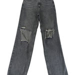 PacSun '90s Boyfriend Jeans Loose Baggy Black Distressed Women's 27 Rigid Denim Photo 0