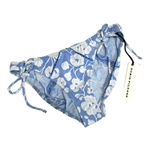 Robin Piccone  women's Sadie Floral Sky Blue Bikini Bottom‎ Small NEW $66 Photo 1