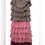 B Fyne SAVANNAH DRESS LUXE Elegant Tiered Ruffle Dress Photo 3