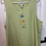 Original Ty Wear Light Green Modest Jumper Long Dress w/ Embroidery size 16 Photo 8