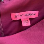 Betsey Johnson  Sleeveless Pink Bodycon Sheath middie Length Dress Size 12 Photo 2