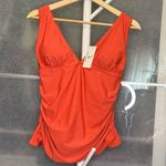 Beachsissi Vibrant Orange Swim Top Photo 1