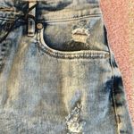 Sofia by Sofia Vergara Blue Jean Shorts Distressed Mid Photo 6