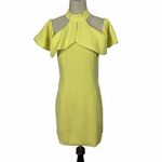 Impeccable Pig Womans Dress Size‎ Medium Spring Off Shoulder Yellow Photo 1