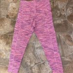Free People Movement "Roll Out" Pink Space Dye Variegated High Rise Leggings, L Photo 11