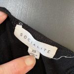 Socialite NORDSTROM  Black Stretch T Shirt Knit Classic Tank Swing Dress XS Photo 5