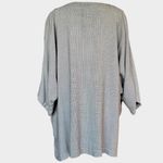 John Mark  Black and White Fringe Blouse Top Sz XL Photo 4