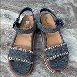 Wild Pair  Women's Milliee Platform Sandals Blue Denim Size 8.5 Photo 2