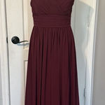 Bill Levkoff  Burgundy Gown Photo 0