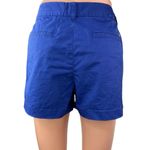 Vineyard Vines  Women's Blue Mid Rise Button Zipper Casual Chino Shorts Size 6 Photo 2
