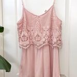 Mossimo Lace Romper Light Pink S Photo 29