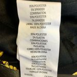 Isaac Mizrahi NWT Chain Print Mini Dress Gold Black Mesh Sheer Back & Sleeves 8 Photo 8