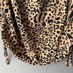 Nasty Gal sz 6 tan black Leopard Print midi skirt Photo 7