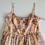 House of Harlow 1960 Margarita Pink Floral Print Bustier Corset Midi Dress M Photo 4