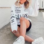 Not for sale VIP Designer Brand Logo Hoodie White Size M Photo 1