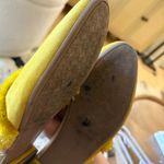 Birdies  The Ani Marigold Yellow Suede Slip On Fringe Mule Size 12‎ Photo 5