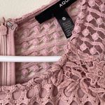 AQUA  Lace Dress Size M Color Pale Pink Photo 3