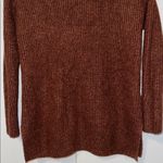 Old Navy Ribbed Tunic Sweater Women’s M Medium Brown Photo 3