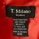 T. Milano Short Sleeve Blazer Peach Pink Size 16W Photo 5