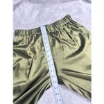 Beryll Women's Size Small Green Silk Blend Wide Leg Casual Pull On Pants Photo 6