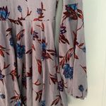 Kimchi Blue Red Blue Floral Purple Dress Size M Photo 3