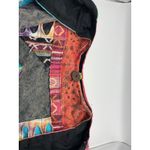 Boho Hobo Bag Mushroom Patchwork Shoulder Bag Hippie Colorful Cotton Photo 6