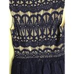 Anthropologie Women Lace Dress  Sz.Sm  Blue  TL The Letter Peplum V neck tiered Photo 6