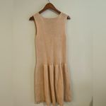 Santa Fe Natives Crochet Sleeveless Drop Waist Maxi Dress, Size Small Tan Photo 5