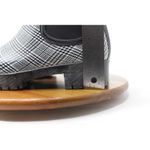 Jeffrey Campbell  Cloudy-V Black White Plaid Platform Chelsea‎ Boots 9M Photo 7