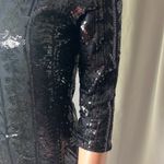 As You Wish As U Wish Dress Sequin Formal Cocktail Dress Mini Size S Long Sleeve Photo 3