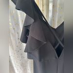 Boohoo  Frill Open Back Short Waterfall Flutter Sleeve Flounced Hem Midi Dress 10 Photo 7