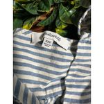 Madewell  Striped Courtyard Flutter-Sleeve Top in Stripe XXS Photo 5