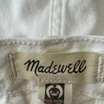 Madewell  Baggy Straight High‎ Rise White Wide Leg Jeans Size 30 Photo 6