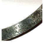 Until there's a cure HIV awareness silver cuff bracelet Photo 5