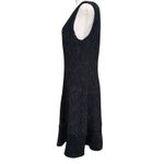 Nanette Lepore Navy Scandal Clandestine Tweed Drop Waist Dress Size 12 Academia Photo 2