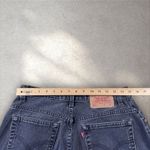 Levi's Vtg 90s  Jeans 550 Womens 14 (Fit 30x30) Relaxed Straight 90s Black Baggy Photo 5