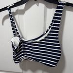 Gap Navy and White Striped Bikini Top Photo 1