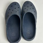 Crocs Navy Blue Classic Clog Slip On Mules Women Size 10 Casual Comfort Shoes Photo 4
