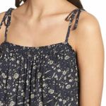 Hinge  Anthropologie Blue Floral Print Tiered Maxi Dress(Size XS) Photo 4