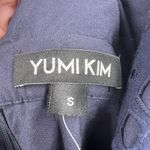 Yumi Kim Jumpsuit Navy Eyelet Peplum Sleeveless Romantic Summer Boho Small New Photo 4