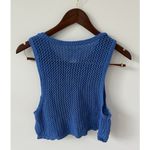 Aerie Offline By  Athletic Cropped 100% Cotton Crochet‎ Tank Top Size Med Photo 4