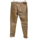 Ralph Lauren Polo Tompkins Skinny Jeans Tan Lace Up Ankle Women Size 29/8 Photo 2