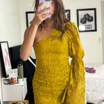 For Love & Lemons  Tiana Mini Dress in Yellow Photo 9