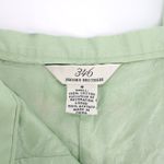 Brooks Brothers 346  Women's Pale Green Pink Flamingo Cotton Lined Pants - Size 8 Photo 3